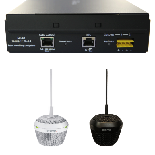 TCM-1A Biamp pendelmicrofoon beamtracking