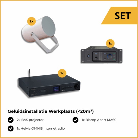 Geluidsinstallatie Werkplaats (