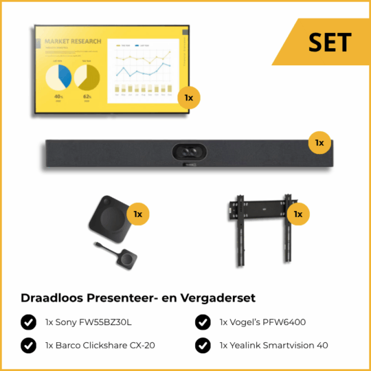 Draadloos Presenteer- en Vergaderset
