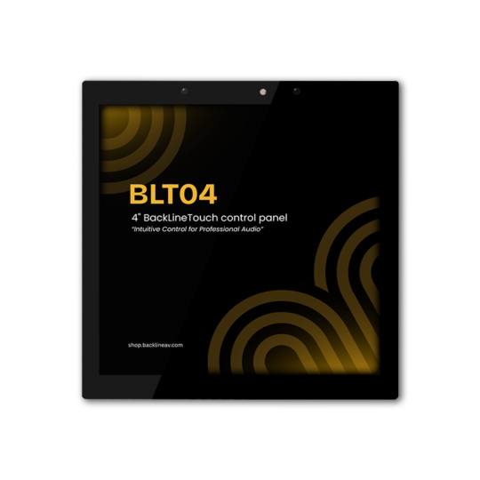 BackLineTouch BLT04 control panel - 4 inch Android Touch Controller met Power over Ethernet (PoE) - Demo scherm